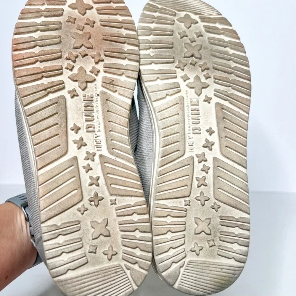 Hey Dude Wendy Corduroy Grey Size 10 Women’s Fur Lined